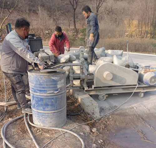 果洛路面下沉注浆